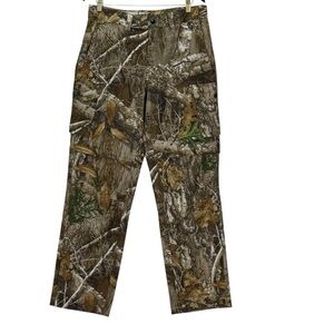 Magellan Outdoors Woodland Camo Cargo Convertible Pants size medium